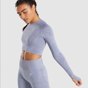 (2) Gymshark Vital Seamless Crop Tops